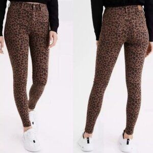 Leopard Print Skinny Jeans